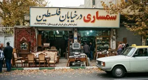سمساری در خیابان فلسطین