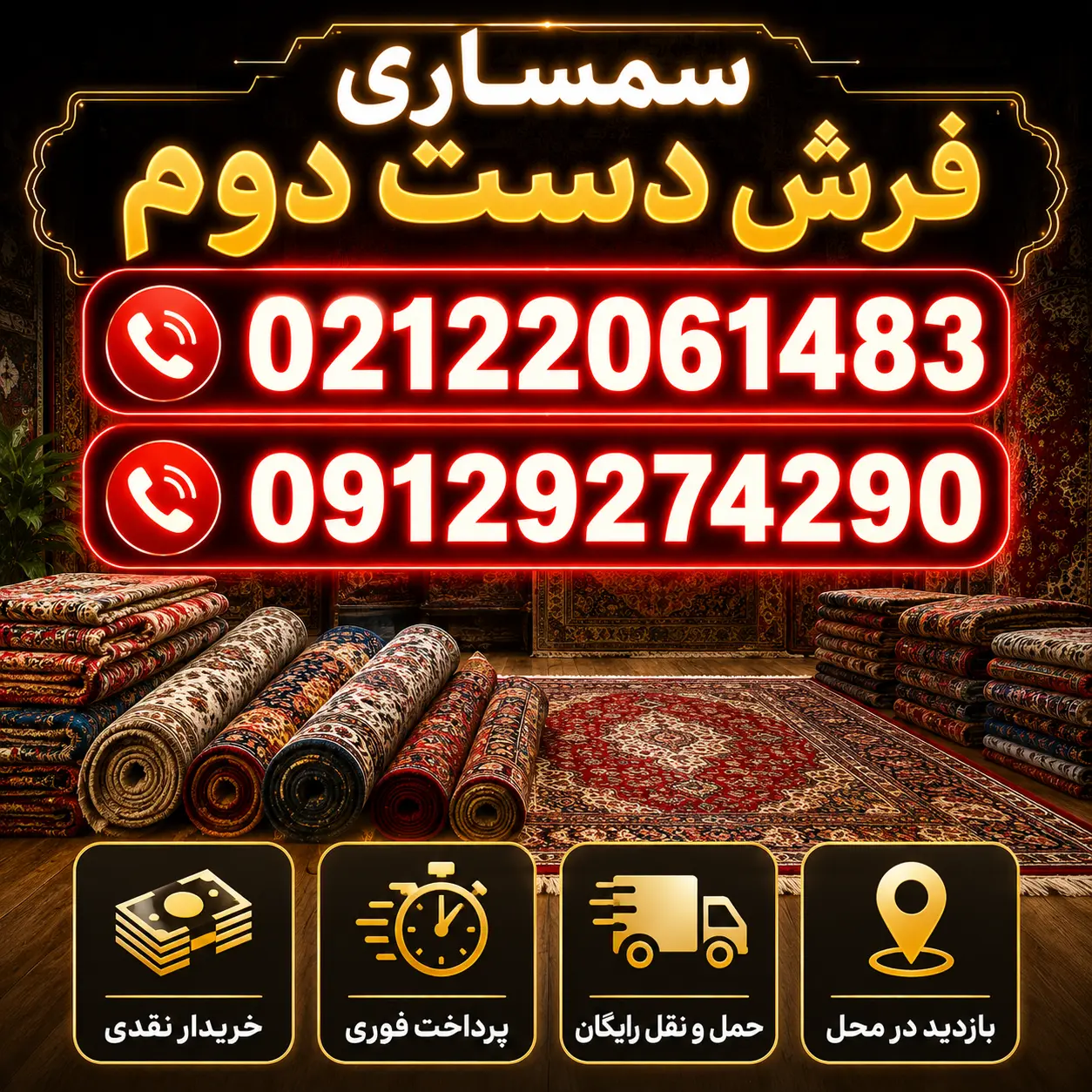 سمساری فرش دست دوم